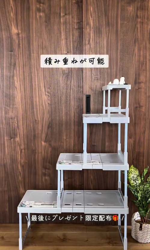 収納の幅が一気に広がる！「押入れフリーラック」