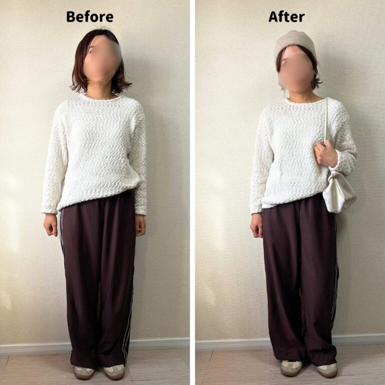 冬の定番アイテム太って見えているかも!?40代のニットトップス着こなしテクニック