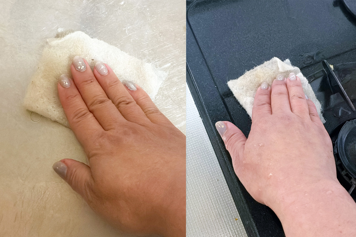 キッチン周りの掃除に