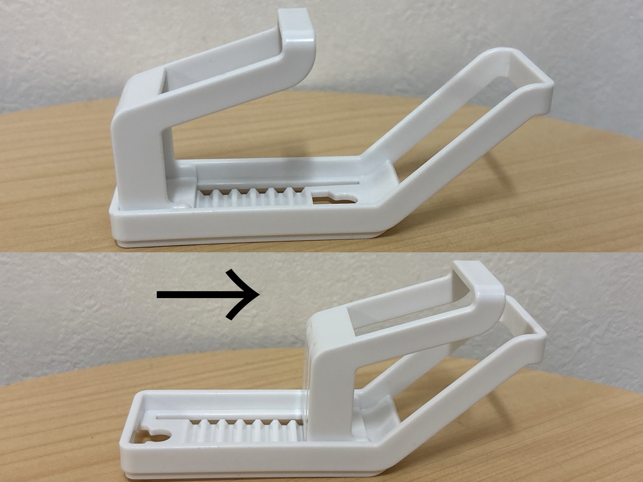 セリアタテ・ヨコスポンジの吸盤の取り付け位置変更