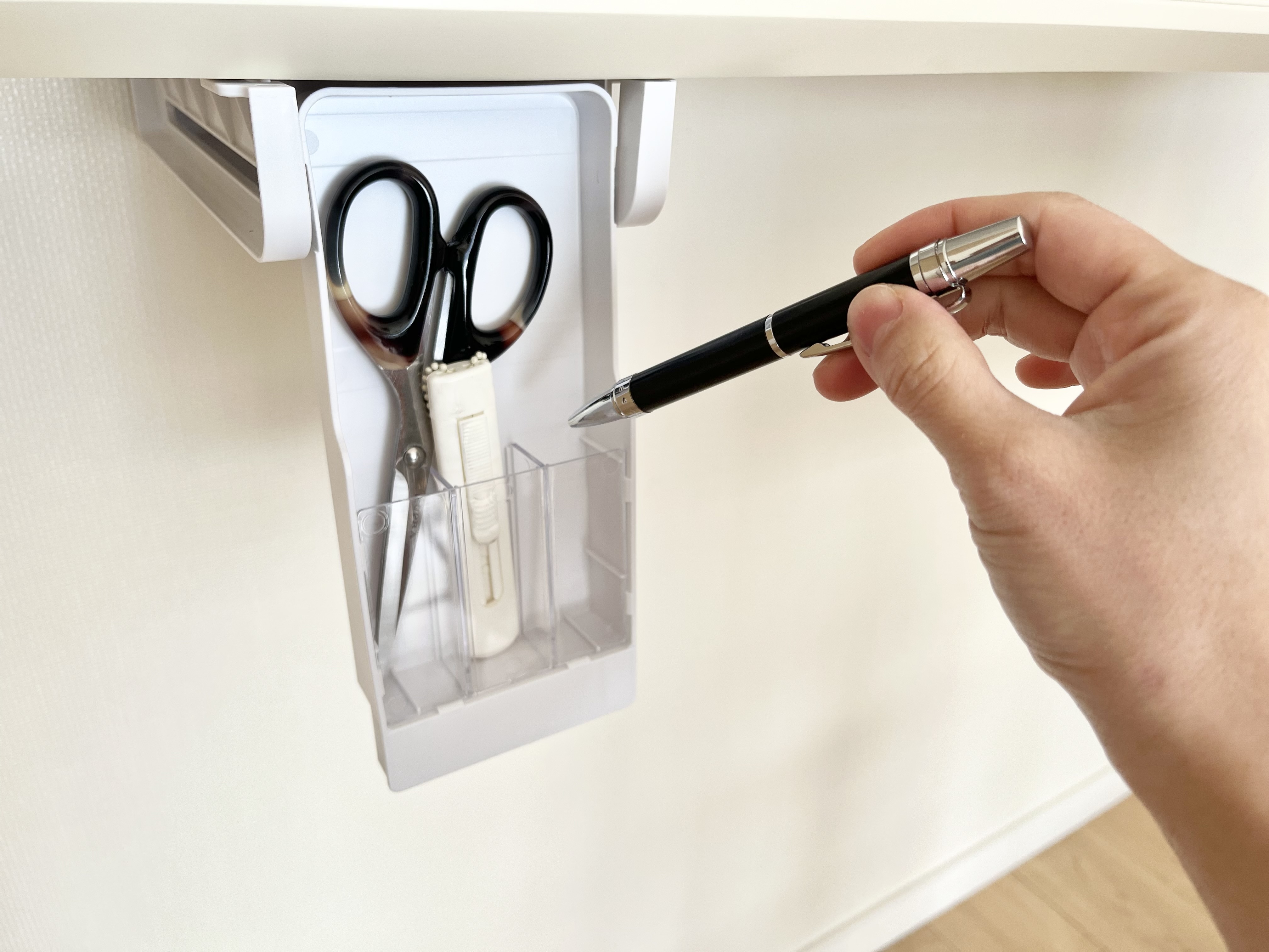 ダイソーの「取り付け式引き出しケース」使用画像