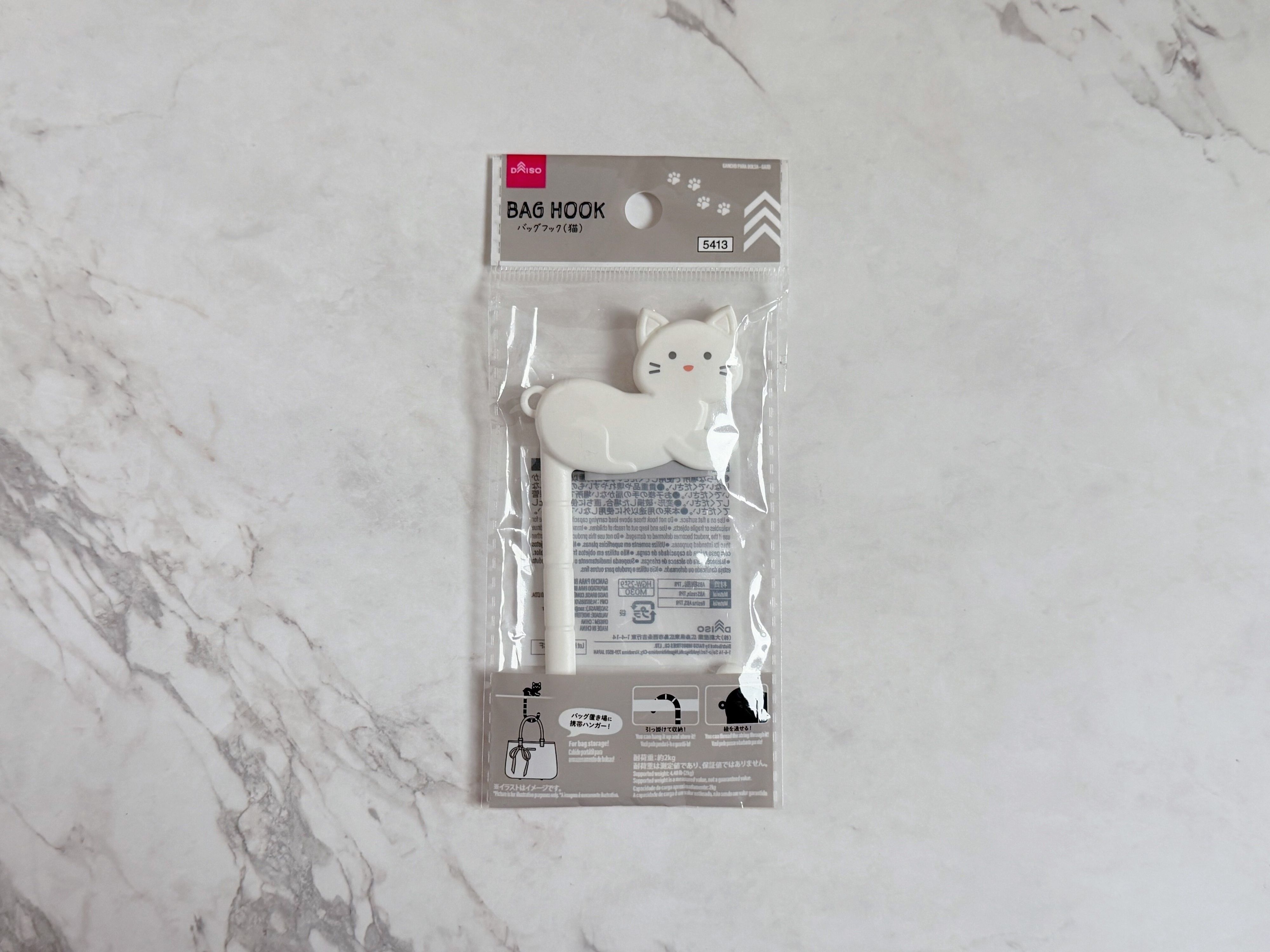 商品情報「バッグフック（猫）」