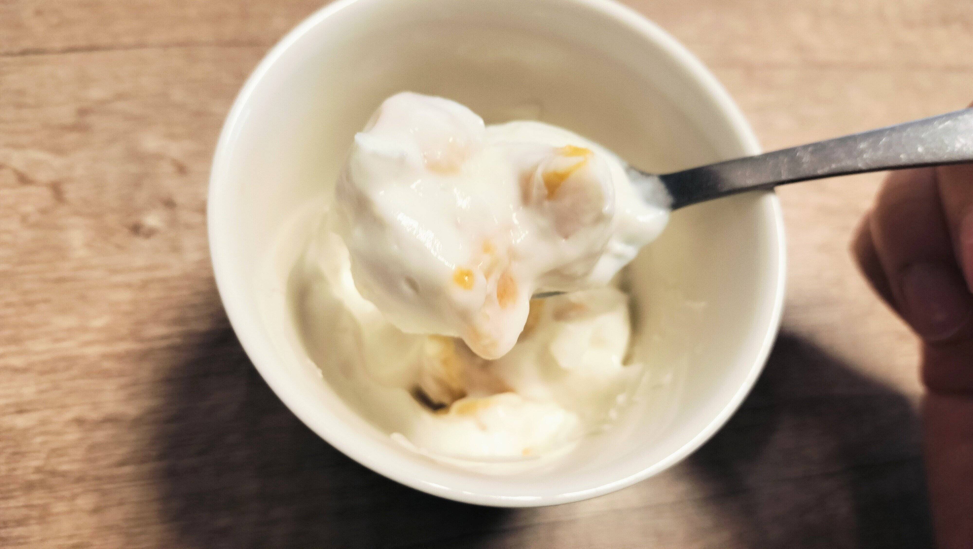 ドライフルーツを入れたオイコス