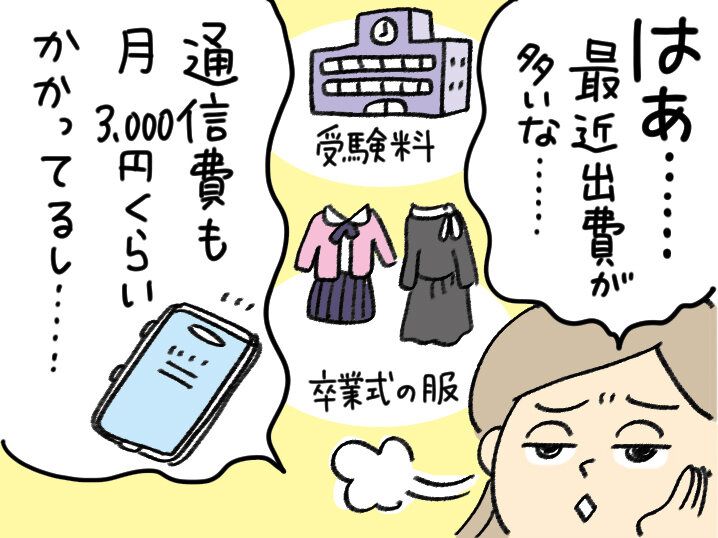 マンガ2-出費の多い春