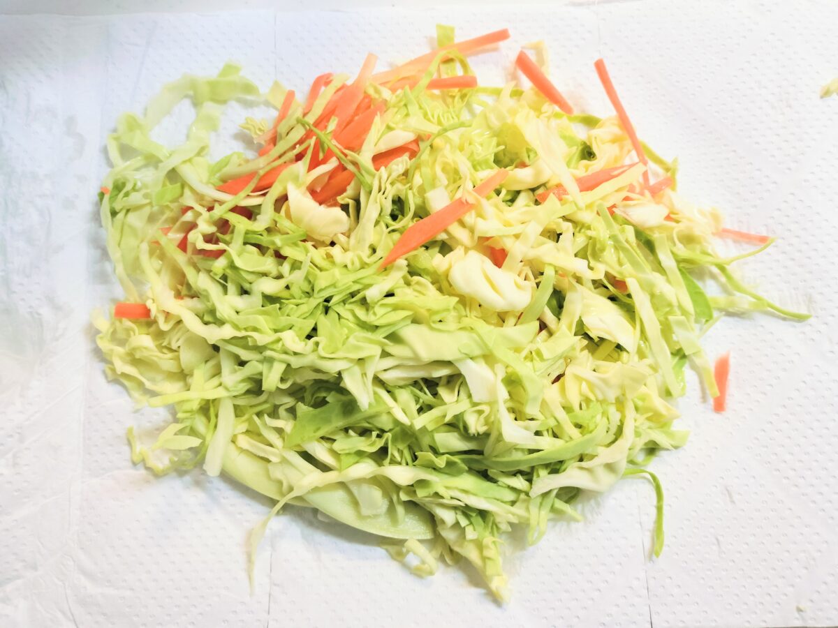 水気をしっかりと取る