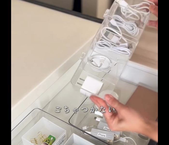 【ダイソー】入れるだけ！透明収納ケース（フタ付、B）