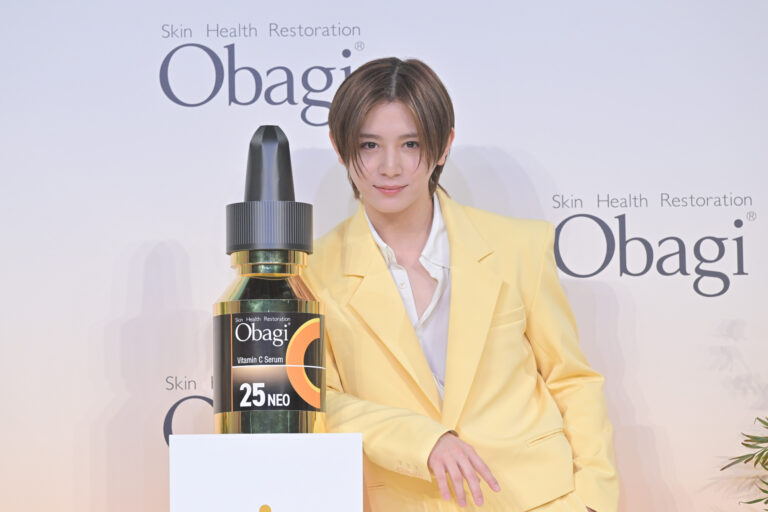 オバジ25thスペシャルメッセンジャーに就任した“驚きの肌年齢”山田涼介さん「美肌の秘訣はビタミンC」