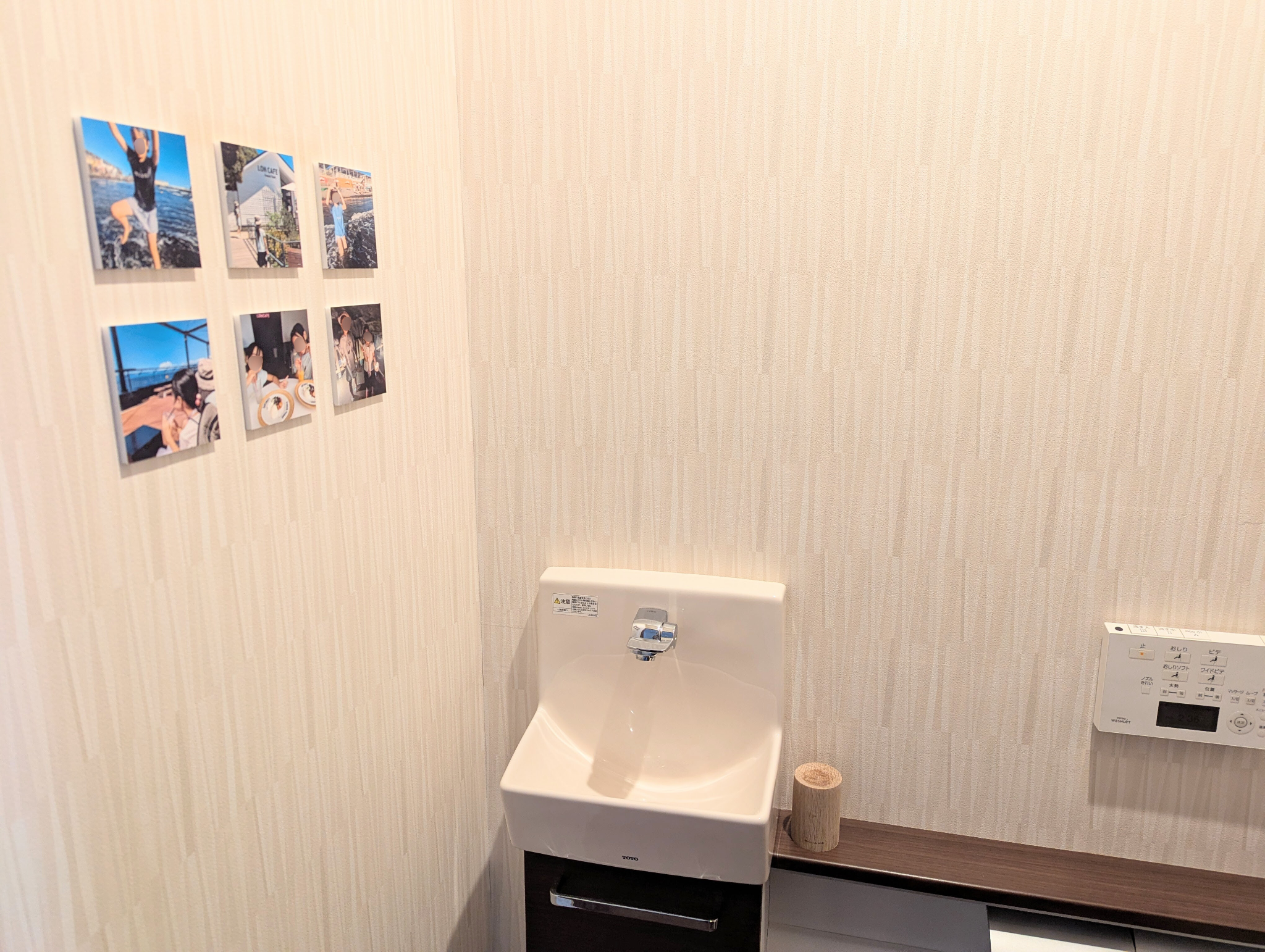 トイレのフォトパネル