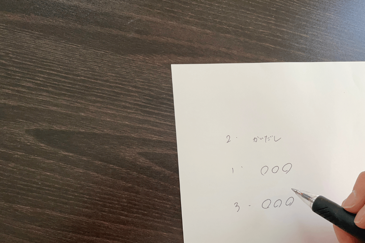 日リストを書く