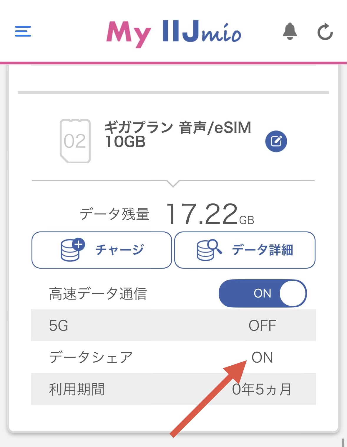 お得で嬉しいデータシェア