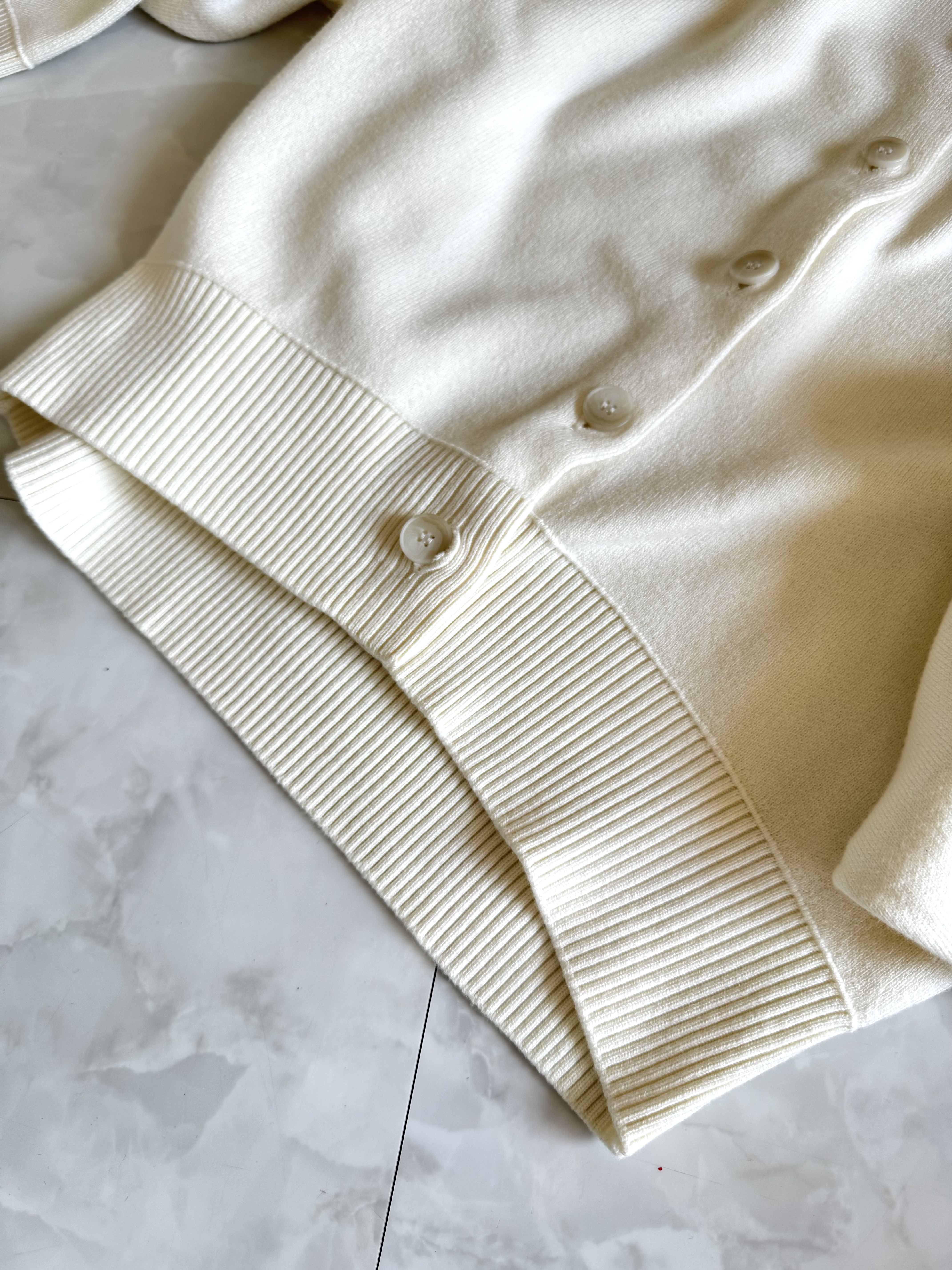 GU スウェットライクドルマンスリーブカーディガン