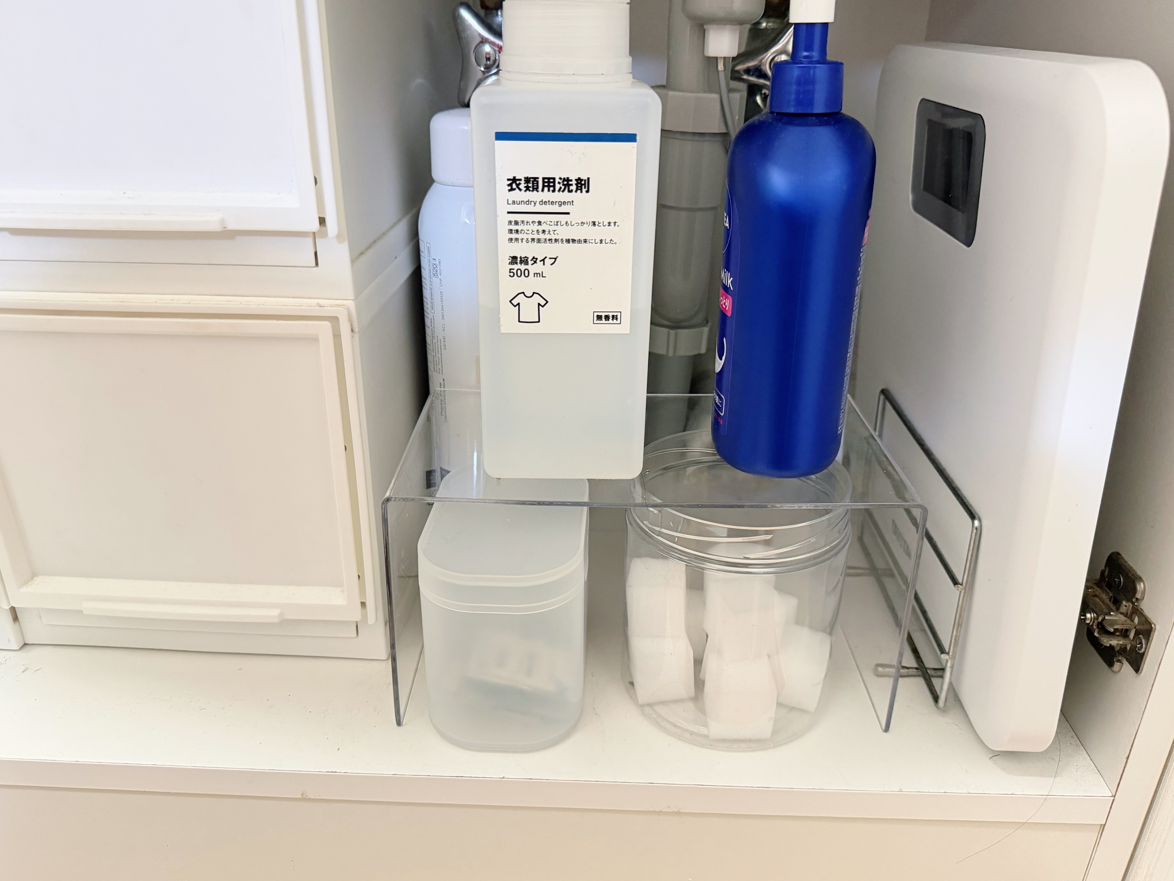 洗面台下収納に