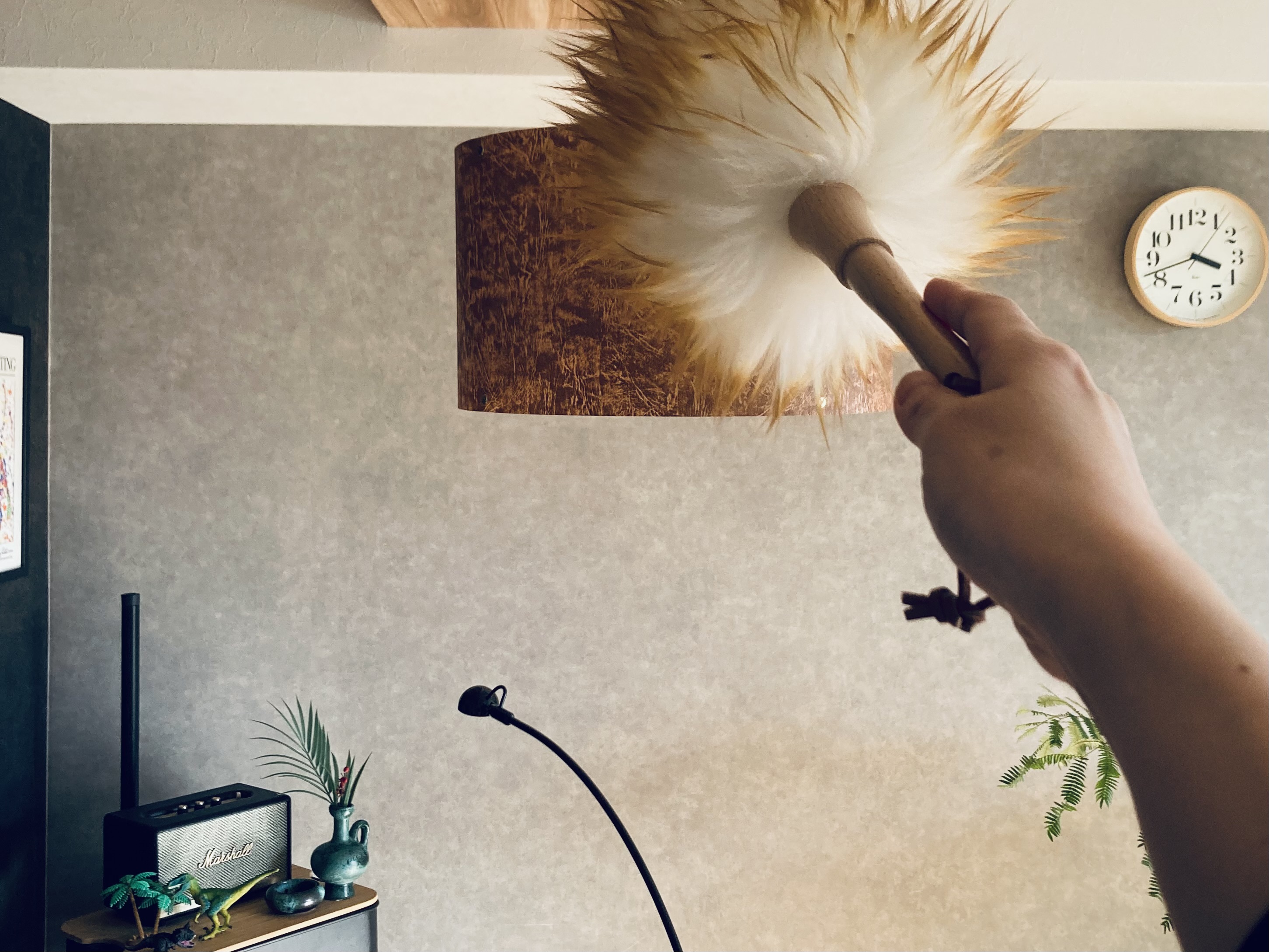 高い場所も掃除がしやすい