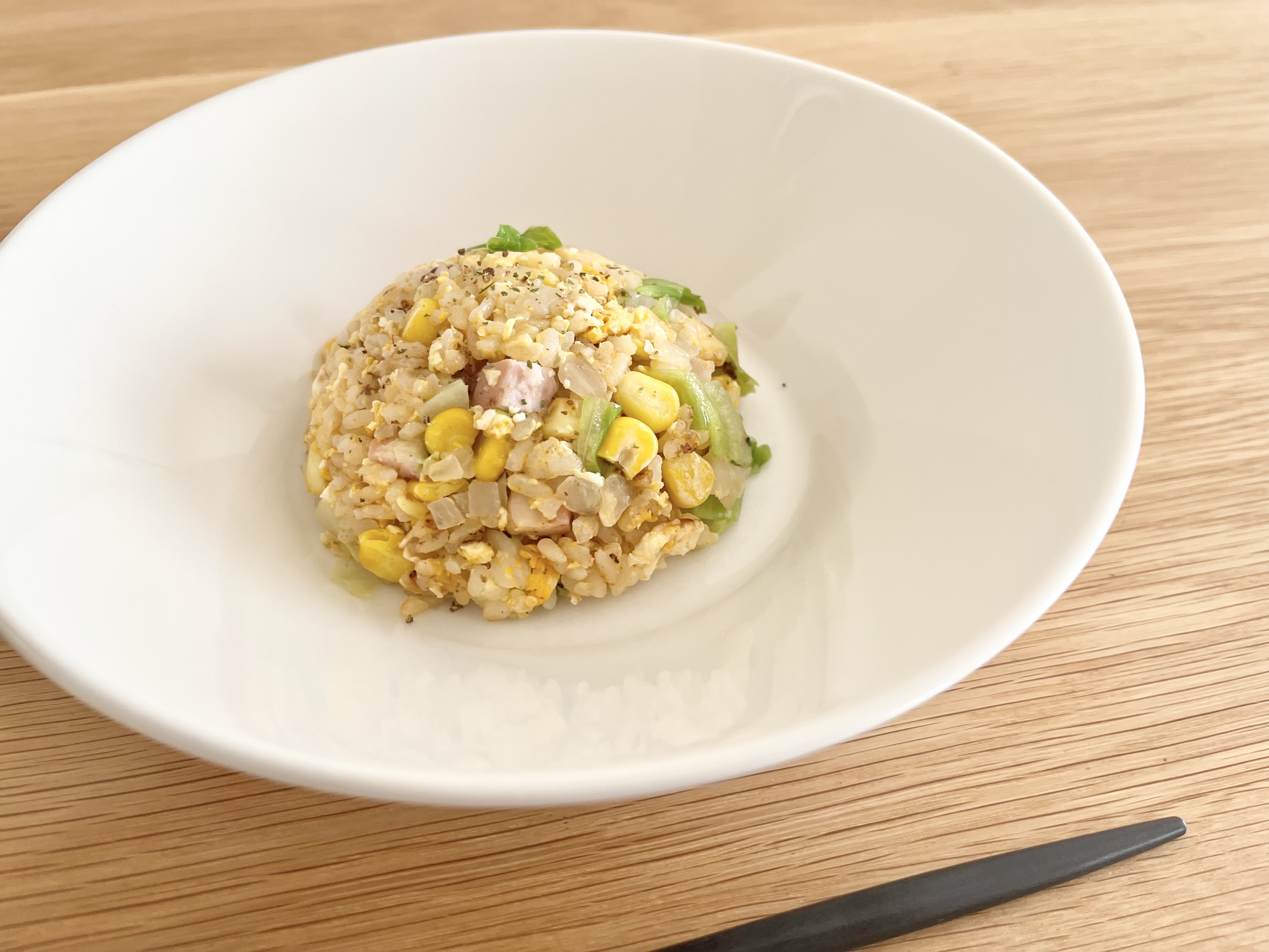 セリア「一気にすくえるしゃもじ」の使用画像