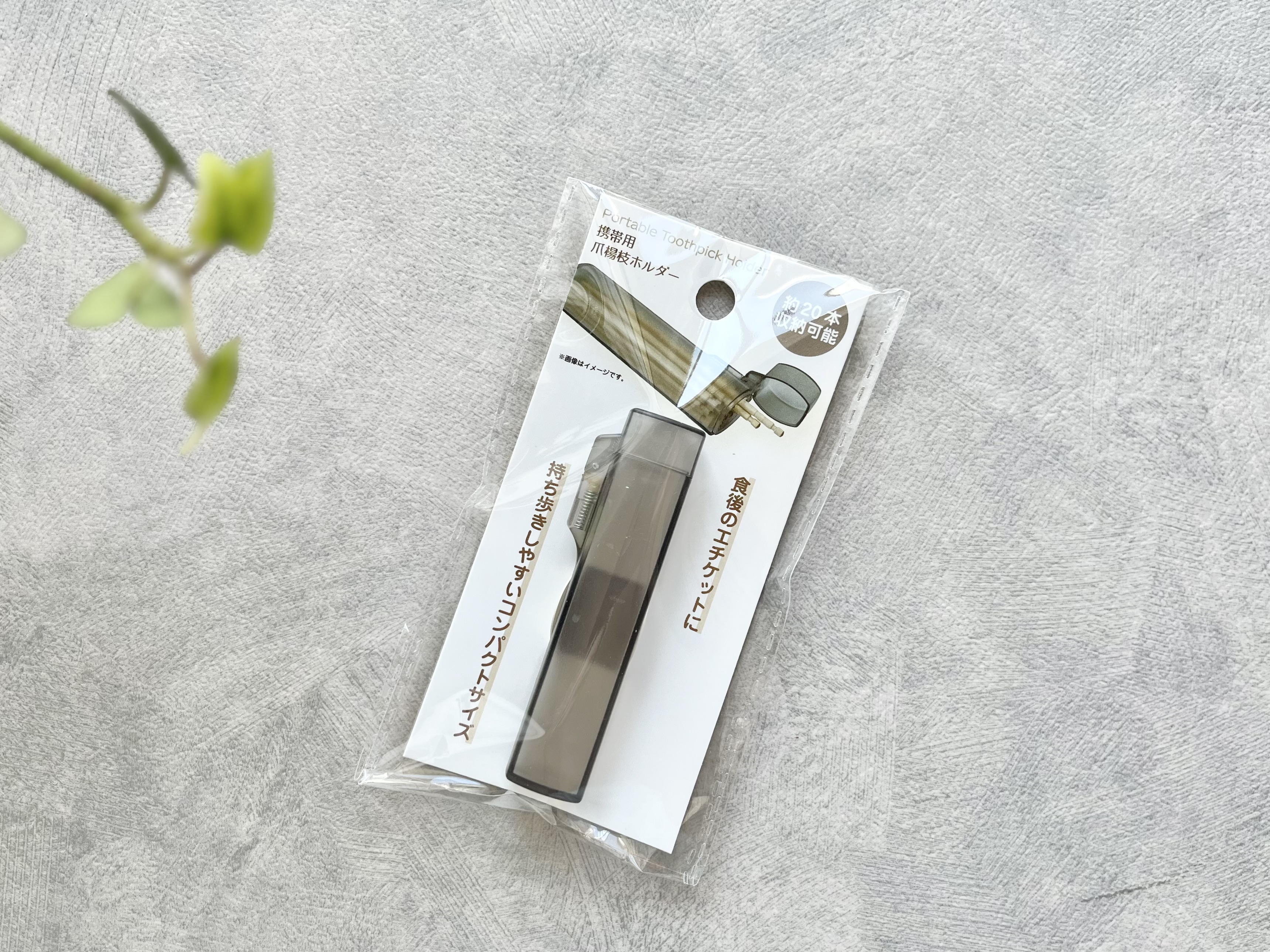 セリア「携帯用爪楊枝ホルダー」の商品画像