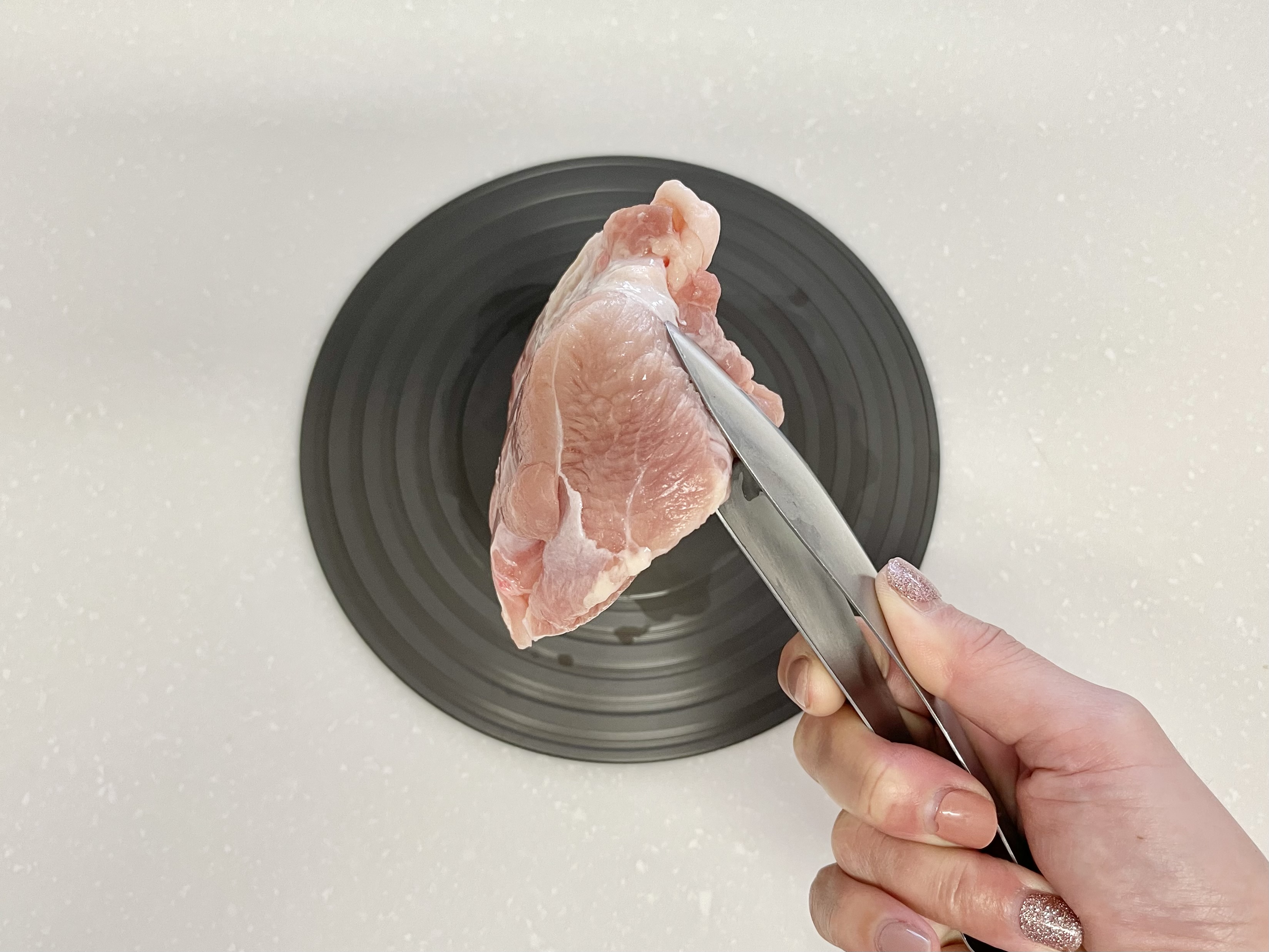 ダイソーの「解凍プレート」の使用画像