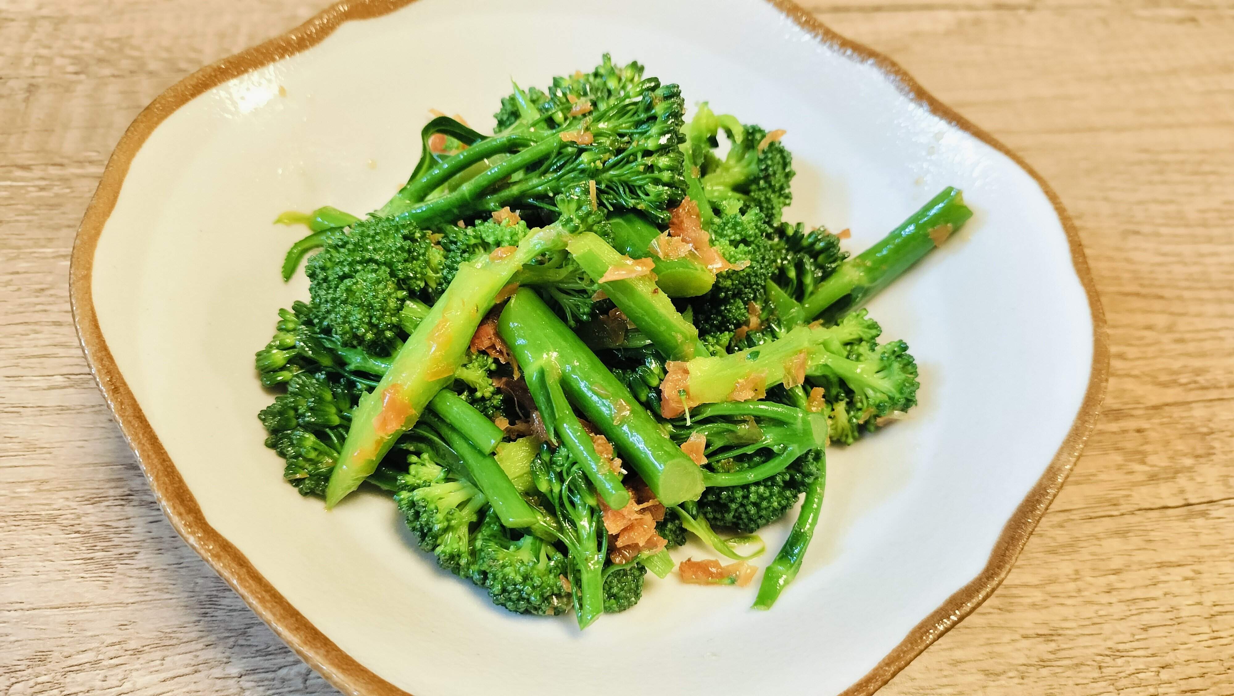 ブロッコリーのおかかあえ