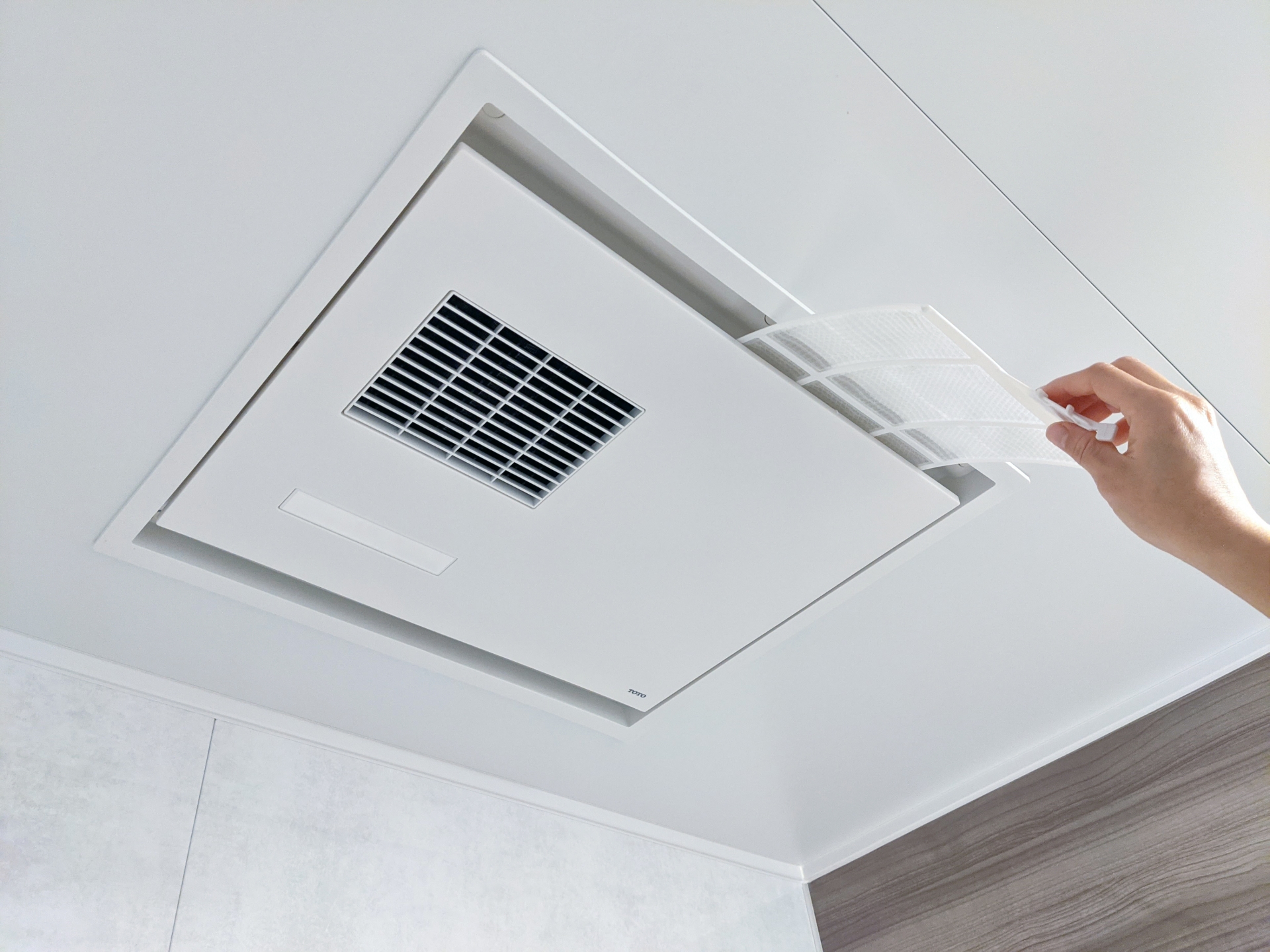 NG3．換気扇のフィルターを洗ってすぐに取り付ける