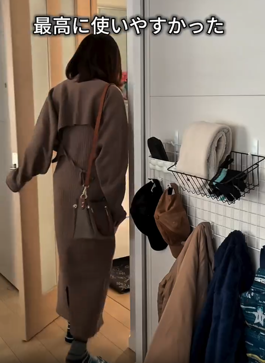 冬の身支度ゾーンはワイヤーネットで一気に解決