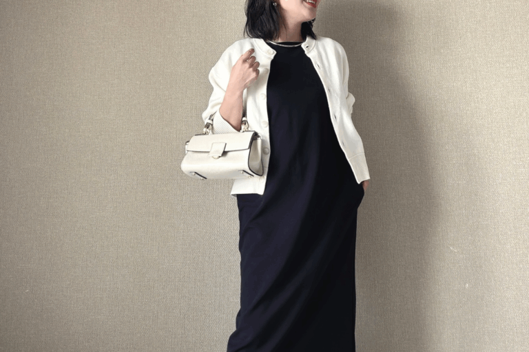 【ユニクロ】バズってるワンピースは即カゴイン！脚の長さをごまかしてスタイルアップ
