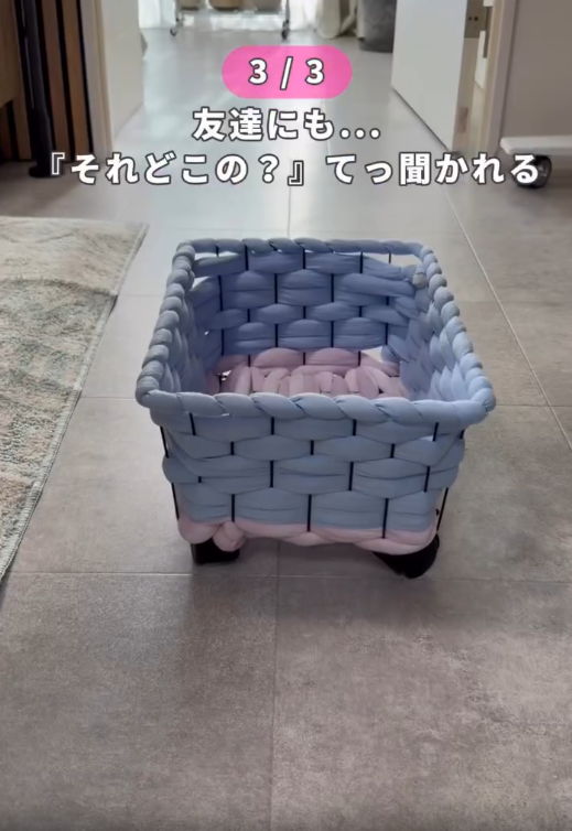 100均でつくったとは思えない！もこもこ収納ボックス