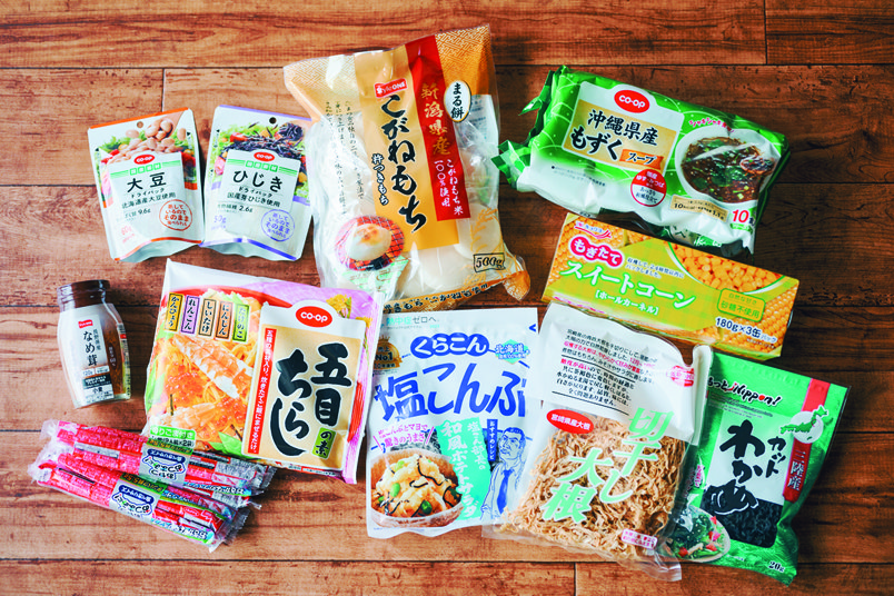 川崎みささん　買い物に行けないときのための常温ストックの様子