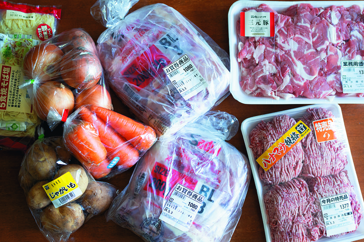 50人の暮らしのくふう　えかろパパさん　ルーティンで買う食材