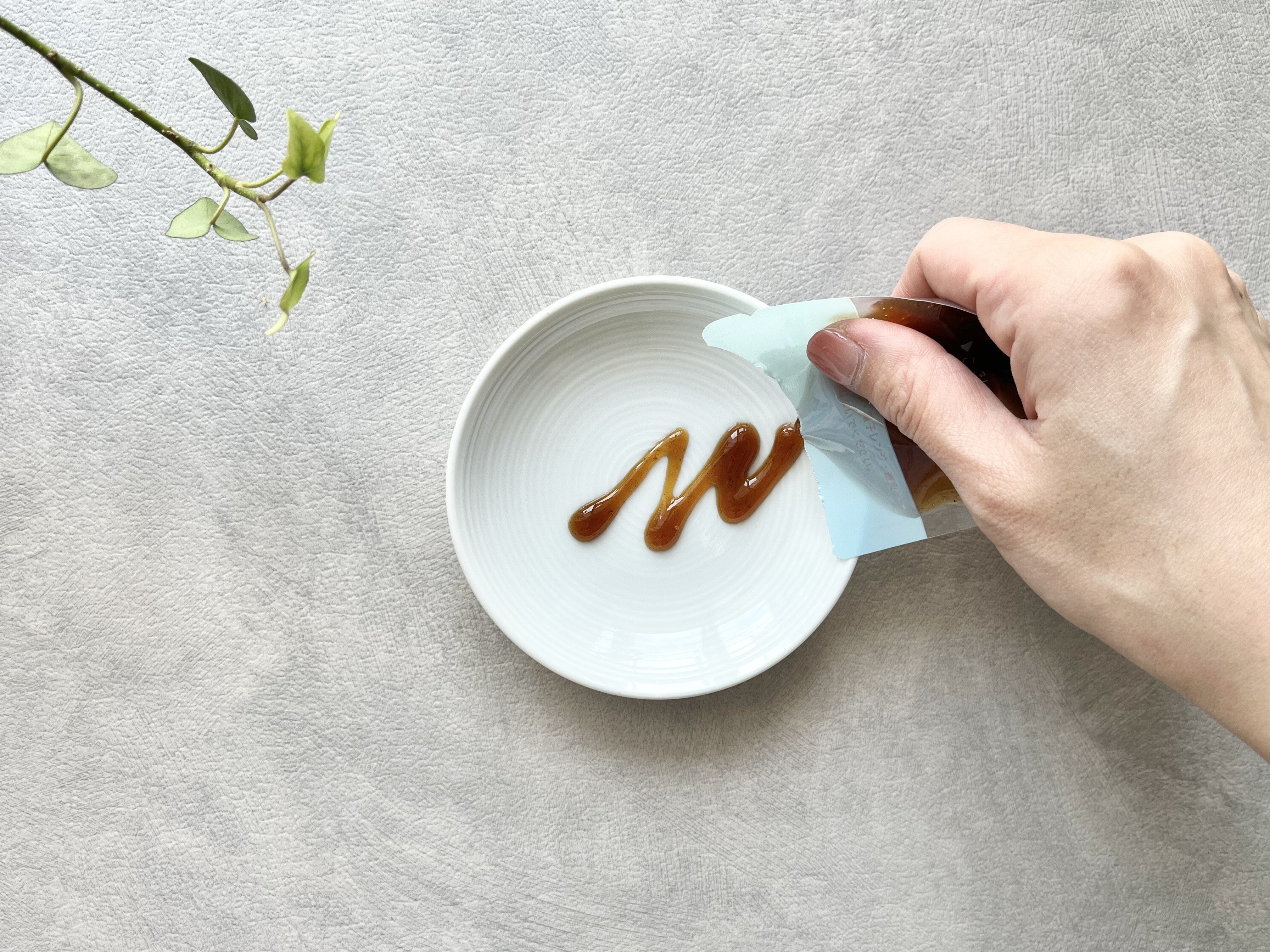 セリアの「ジッパー式調味料パウチ」の使用画像