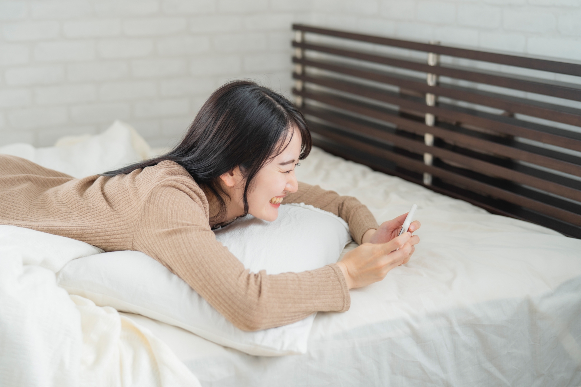 寝る前にスマホ