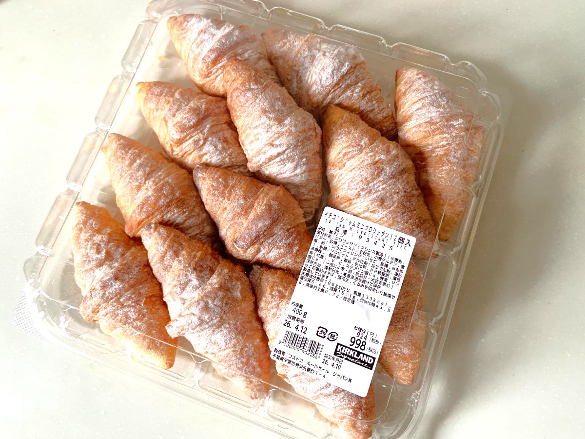 イチゴジャムミニクロワッサン