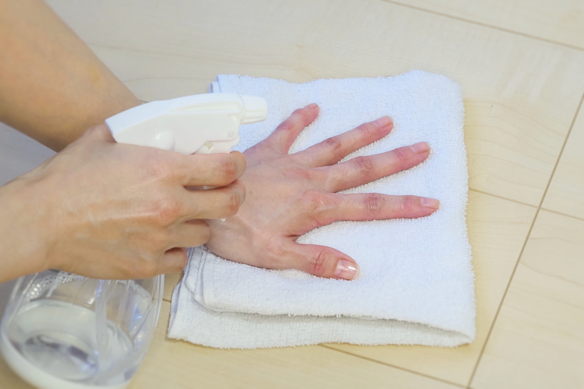 水拭き