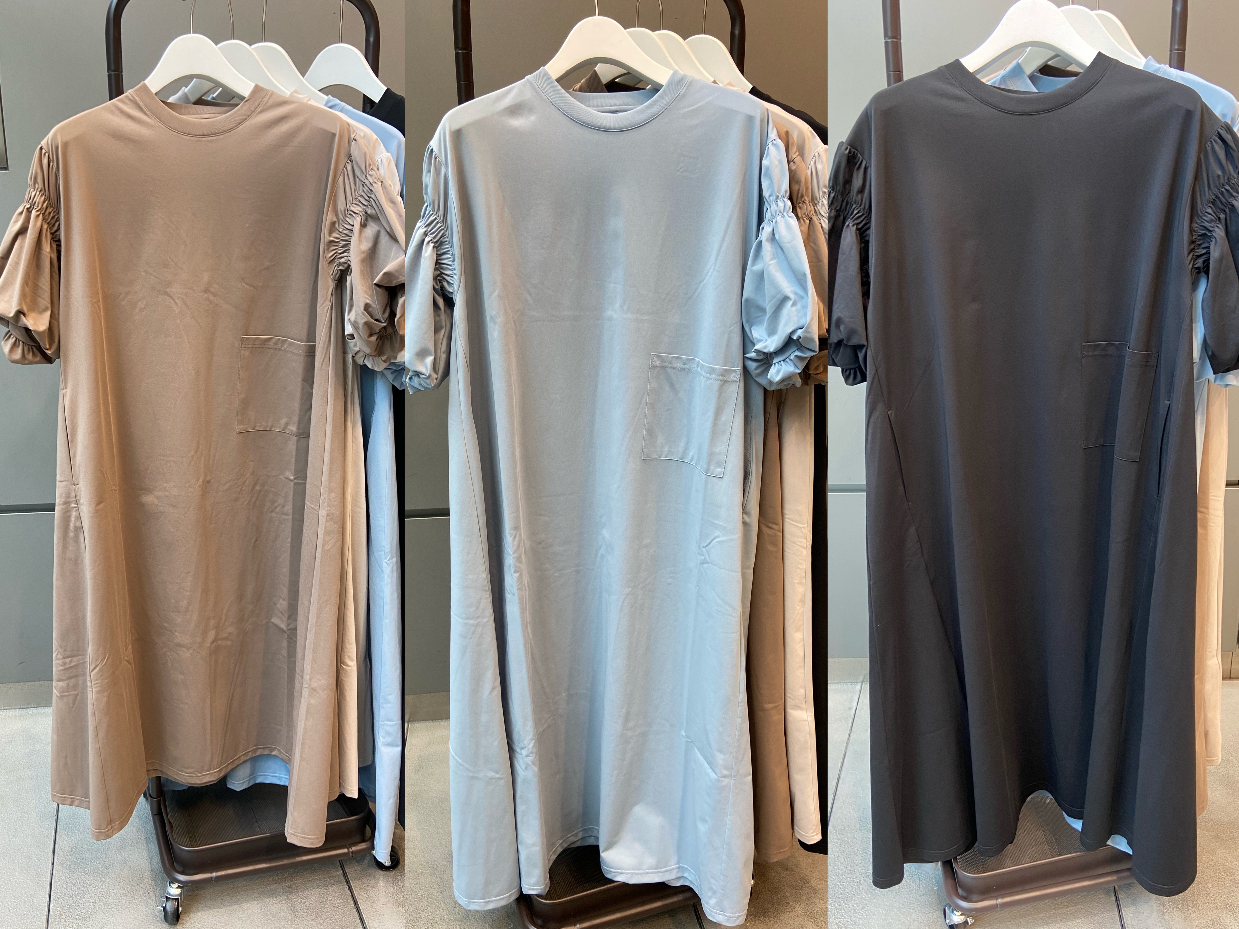 ワークマン DRYシャーリングスリーブワンピース