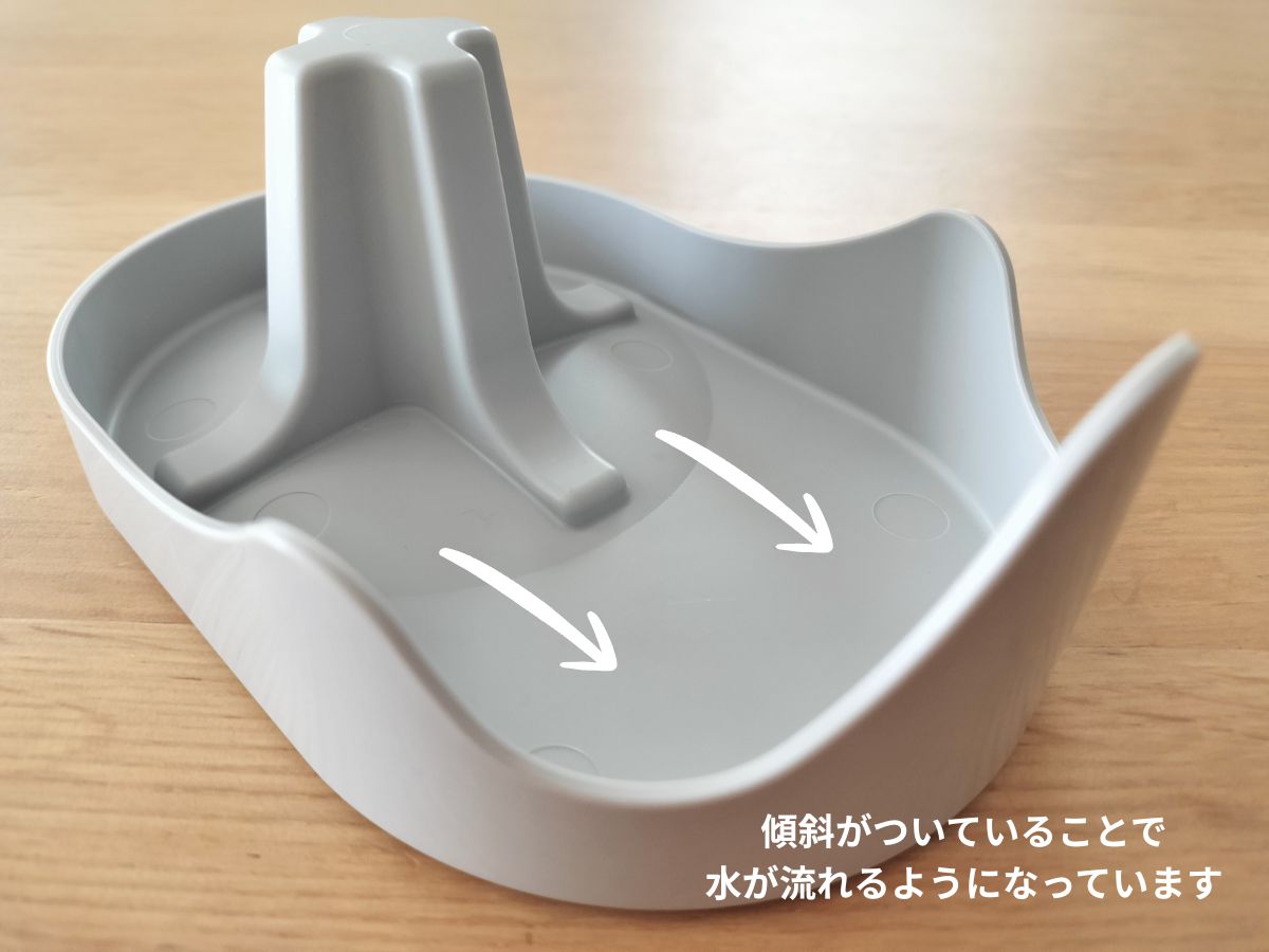 『ボトルラック』の傾斜部分