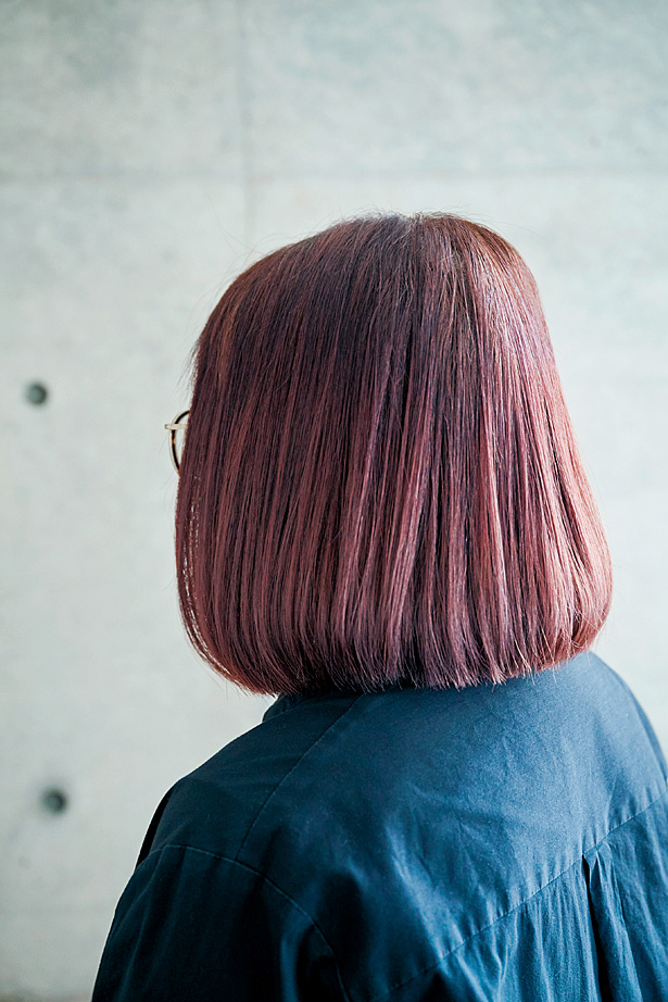 ヘアカラーしたヤノミサエさんの画像