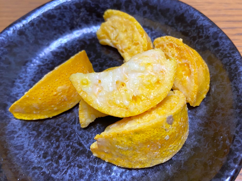 みかんショコラ染め中身
