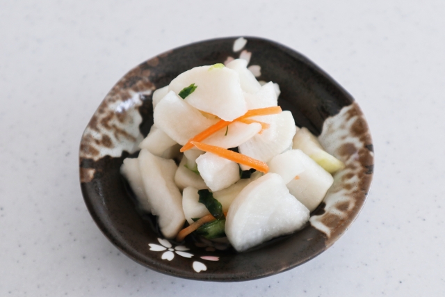 大根の漬け物