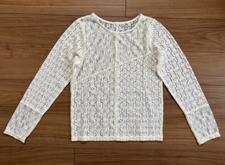 【しまむら】1,089円のレース切り替えトップスが高見え！シーンを選ばず大活躍するレースは春コーデ必須！