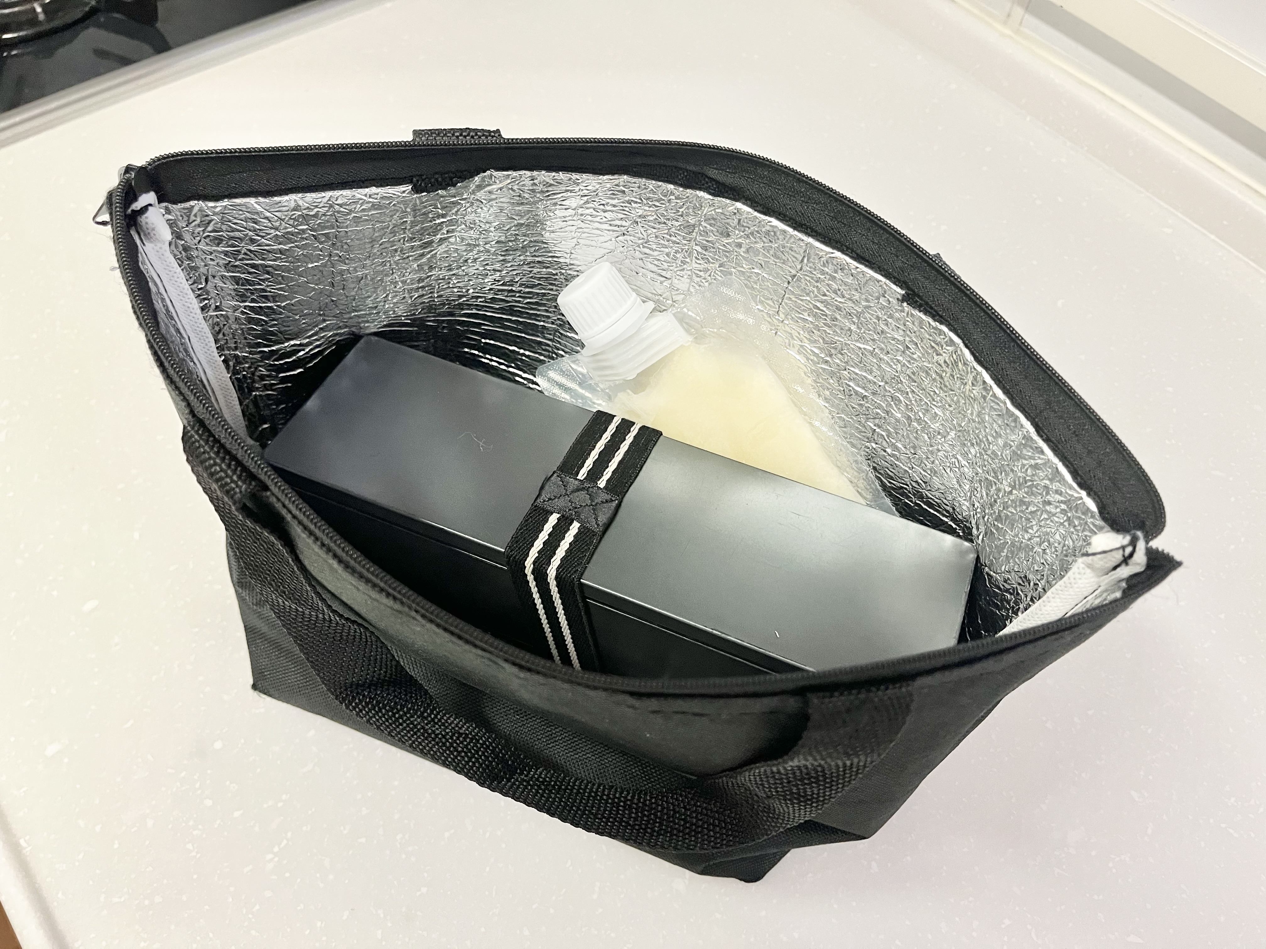 セリアの「透明スパウトパウチ 3枚入り 150mL」の使用画像