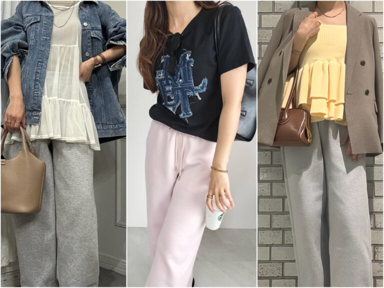 【ユニクロ・GU】ラクなのにおしゃれ！「スウェットパンツ」着こなしアイデア