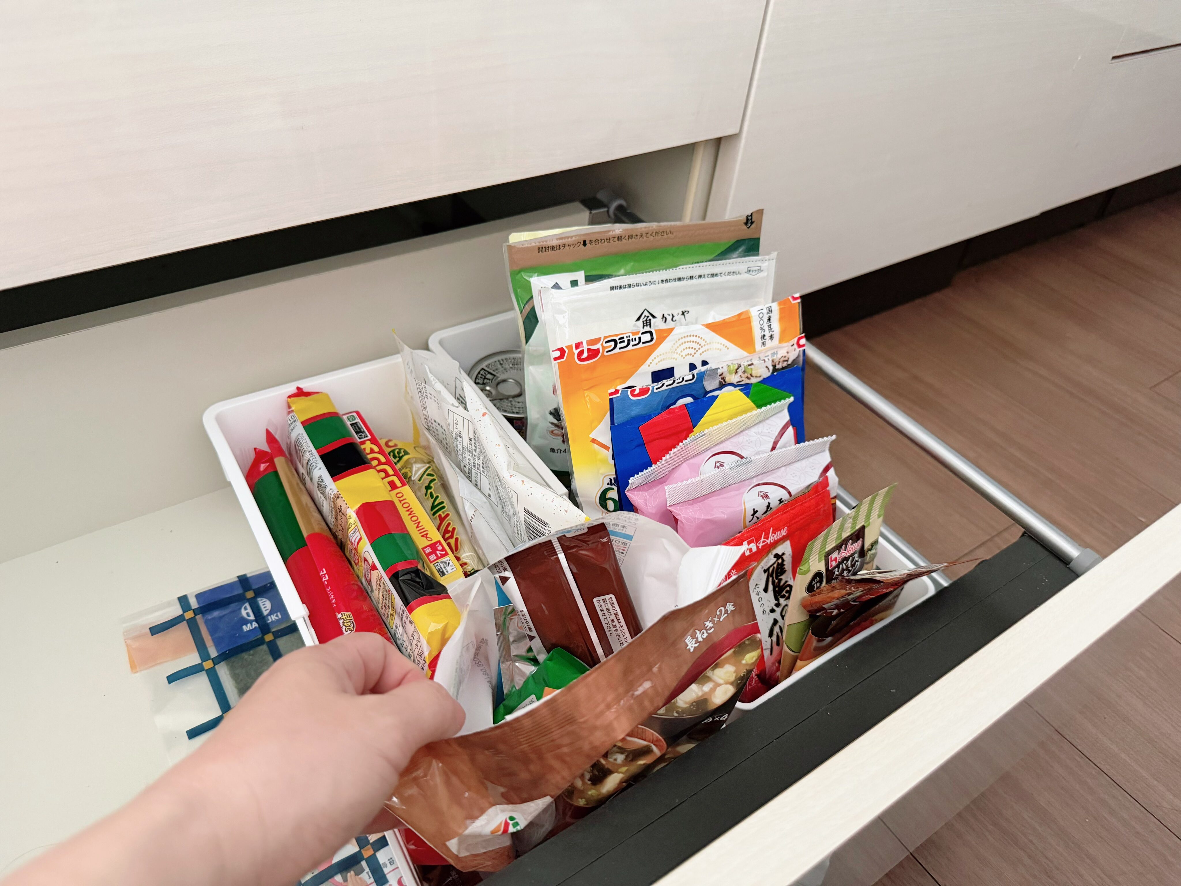 1．食品ストック整理