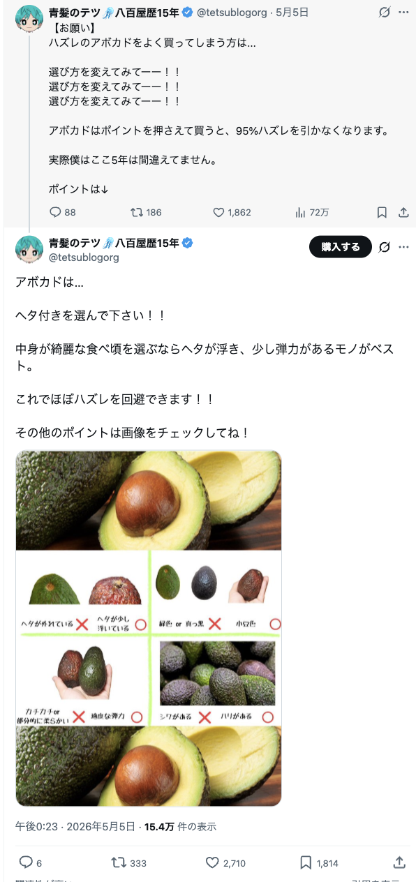 青髪のテツ　X