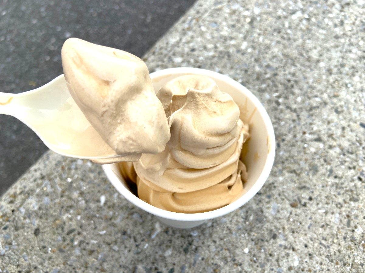 ほうじ茶ソフト
