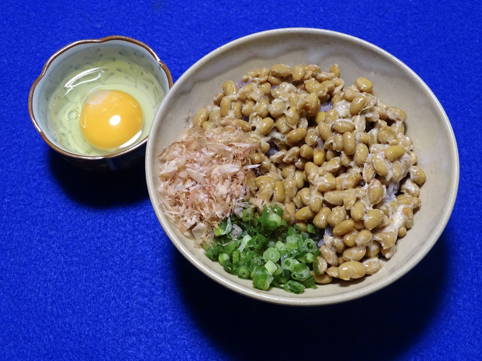卵と納豆