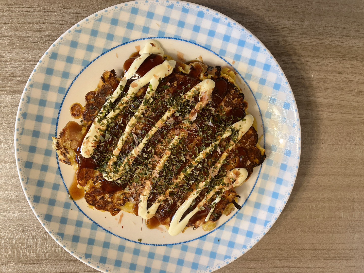 キャベツのお好み焼き風