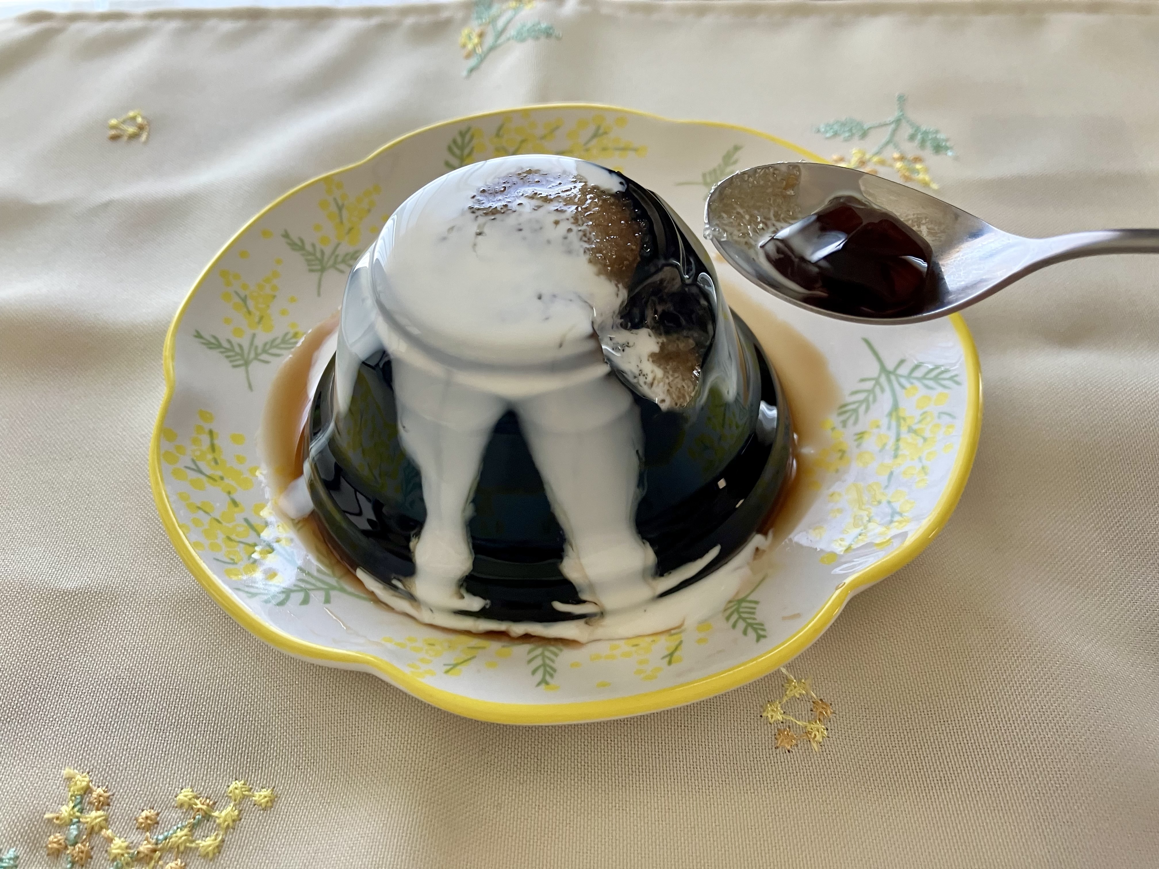 コーヒーゼリーをいただきます
