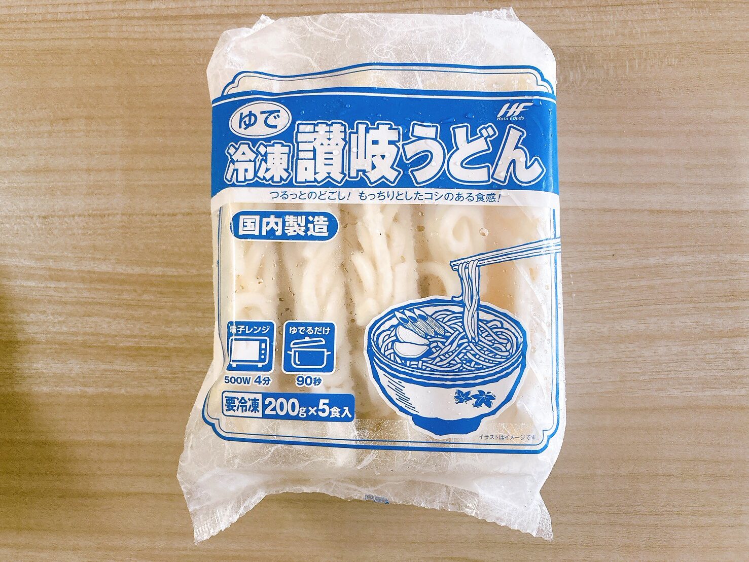 5食入り冷凍うどん