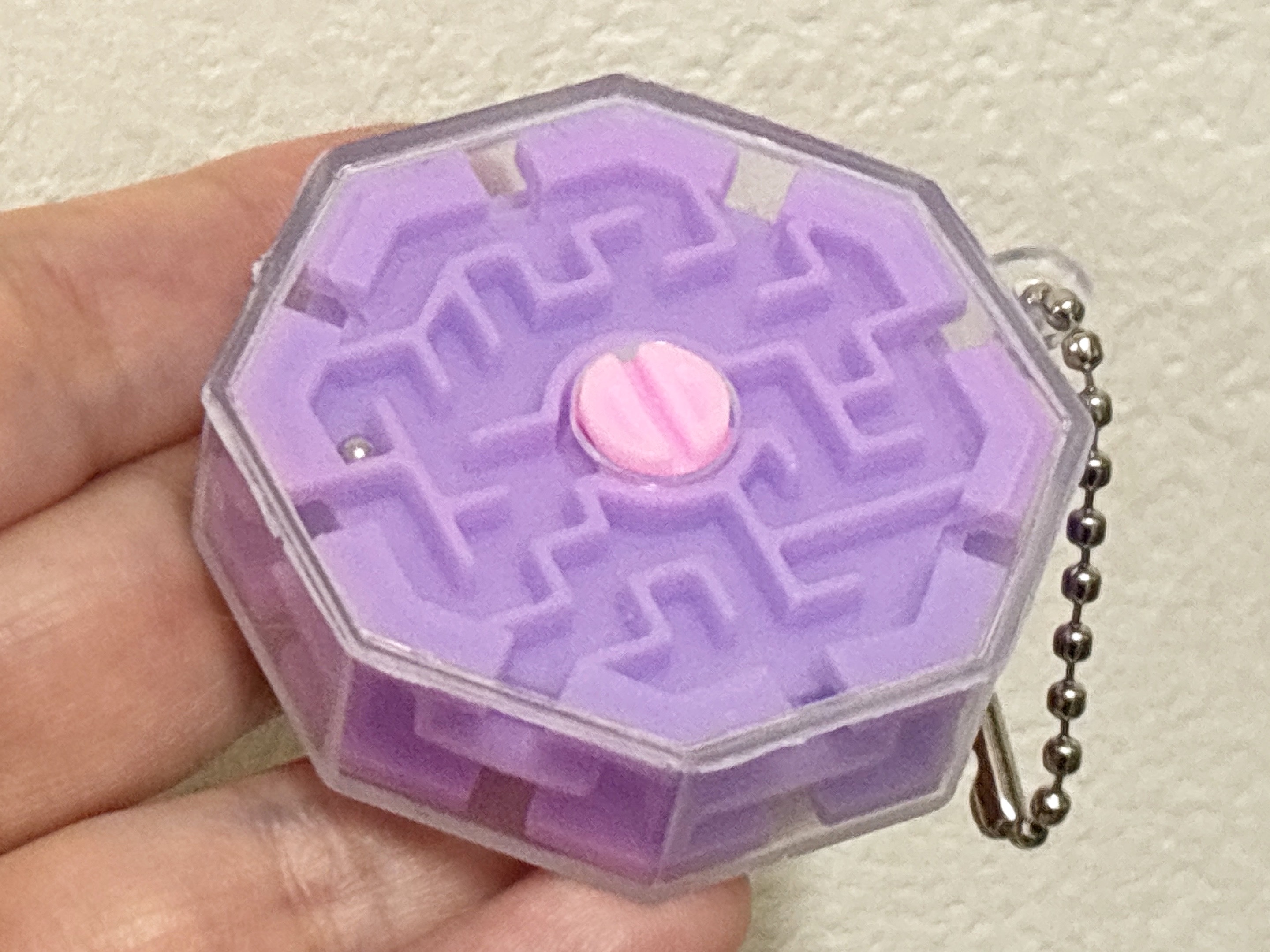 立体パズルキーホルダー 八角形