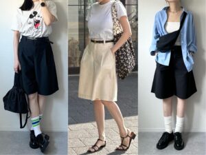 【ユニクロ】1,990円でトレンド感抜群！旬の「ジャージータックハーフパンツ」が失敗しない大人の着こなし術4選