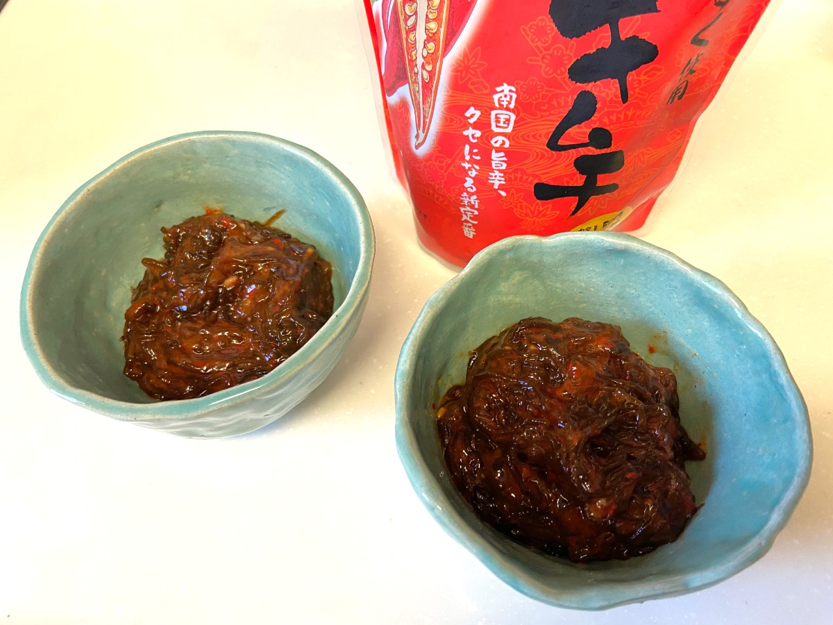 もずくキムチ中身