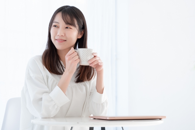 休息をとる女性